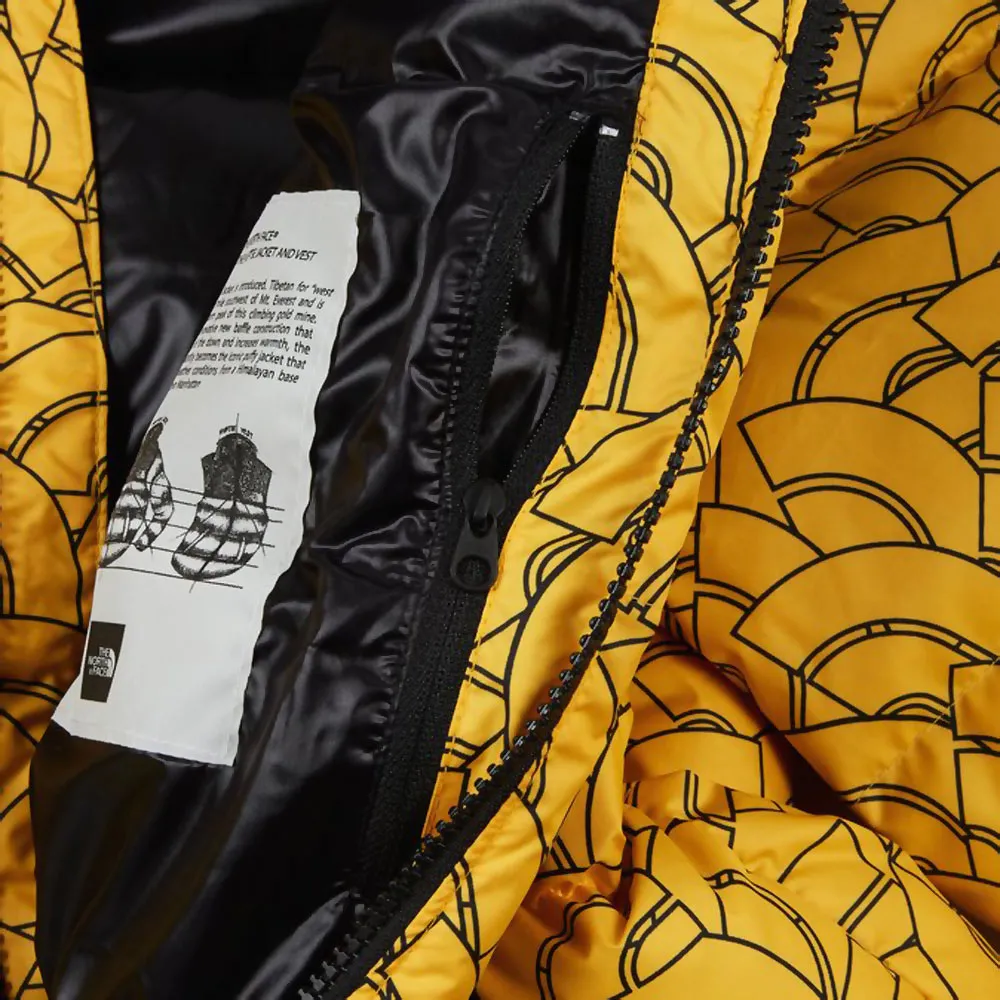 The North Face 1992 Nuptse Jacket TNF Yellow Dome Print