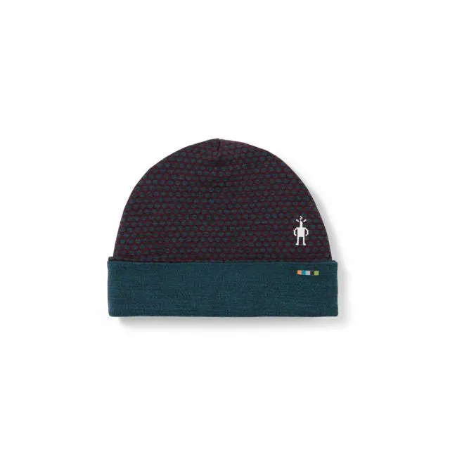 Thermal Merino Reversible Pattern Cuffed Beanie