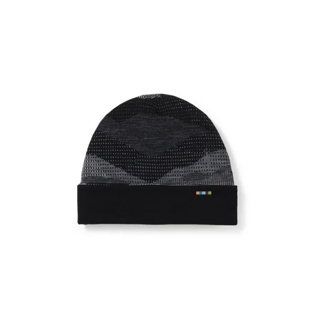 Thermal Merino Reversible Pattern Cuffed Beanie