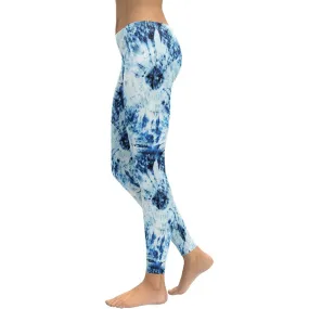 Tie Dye Indigo Leggings