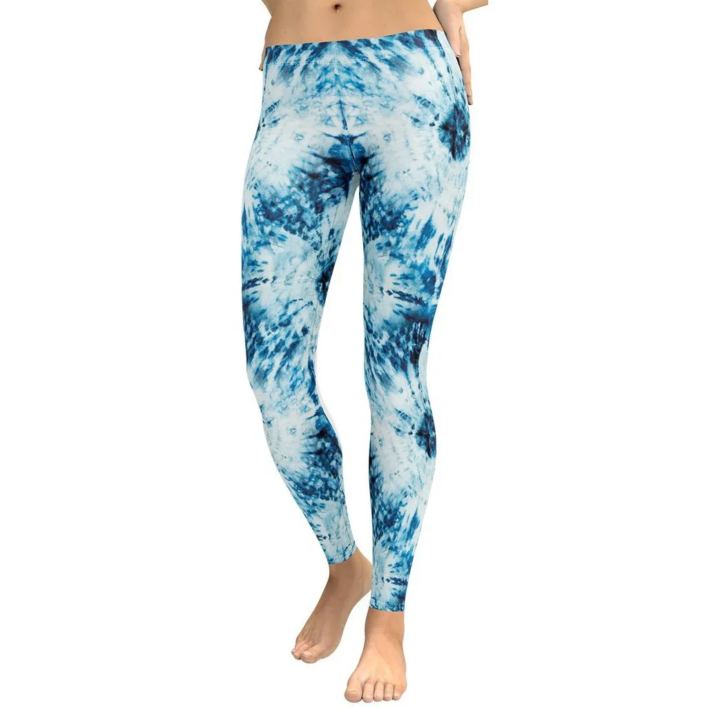 Tie Dye Indigo Leggings