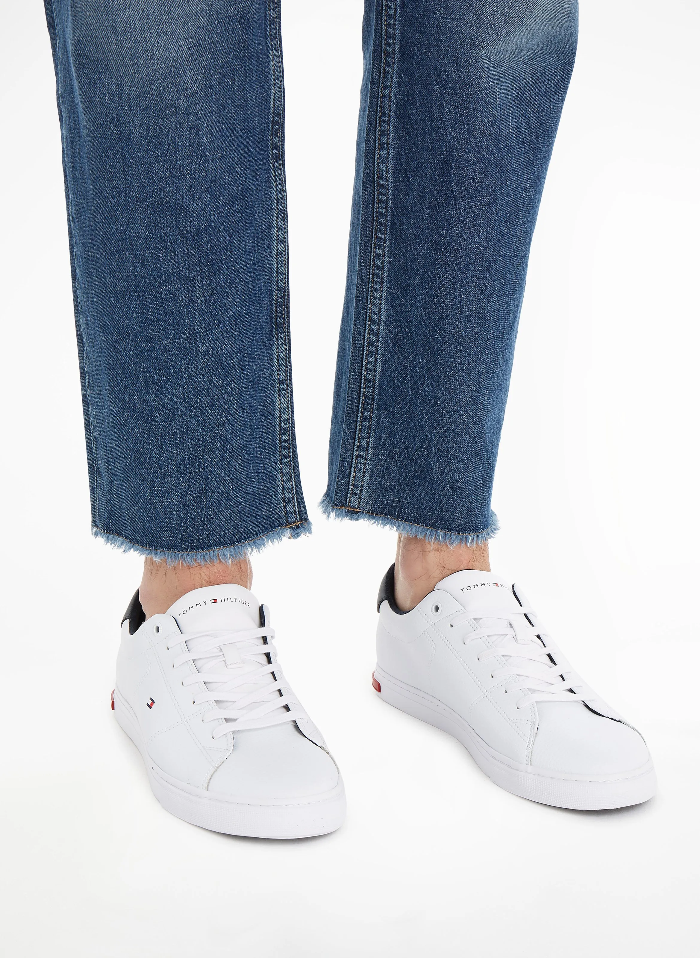 Tommy hilfiger  Downtown leather sneakers - White