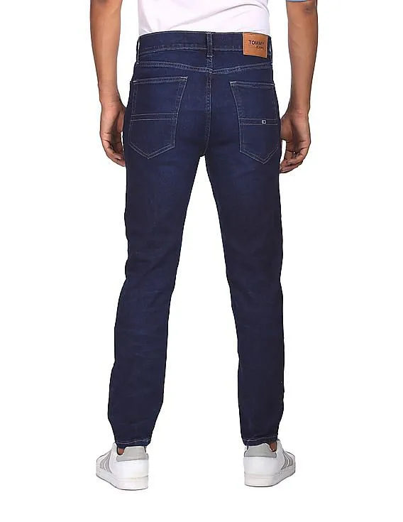 Tommy Hilfiger Men Dark Blue Simon Skinny Fit Dark Wash Jeans