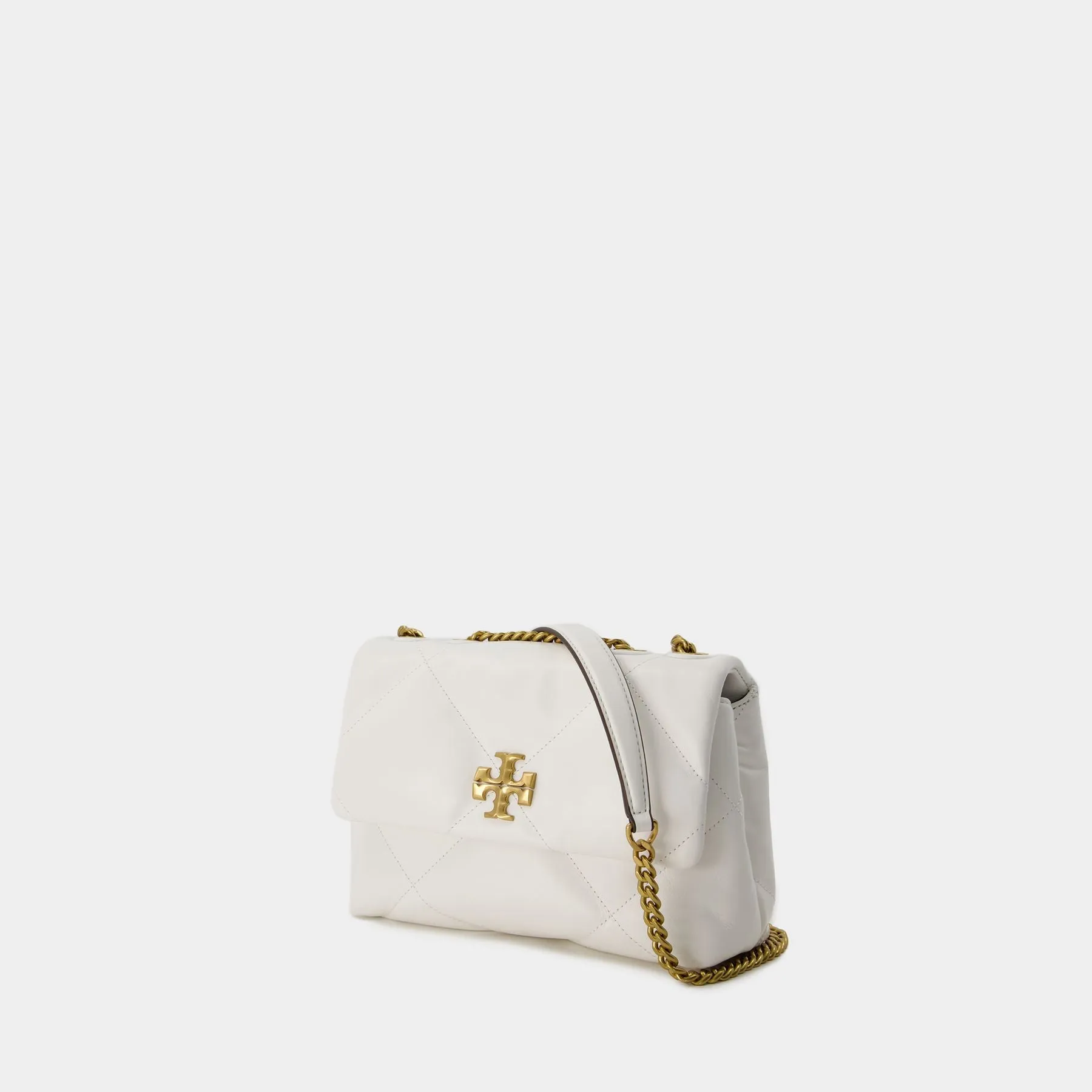 Tory Burch  Kira Diamond Quilt Small Convertible Bag - Tory Burch - Leather - White