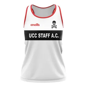 UCC Staff Athletic Club Women's Fit Athletics Vest White