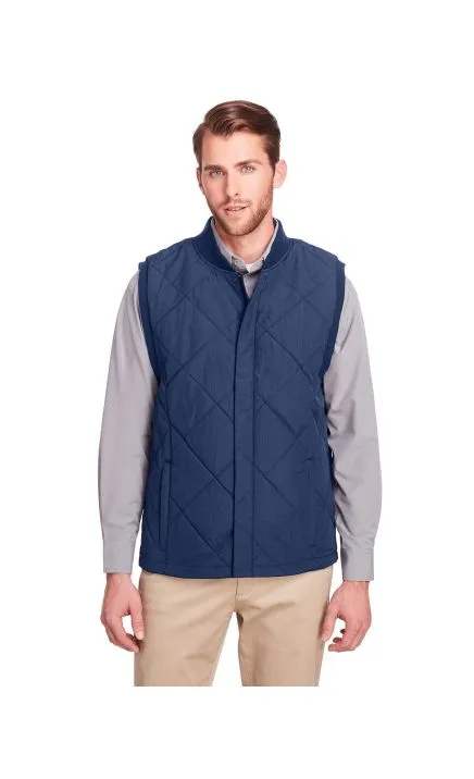 UltraClub UC709 Men's Dawson Quilted Hacking Vest