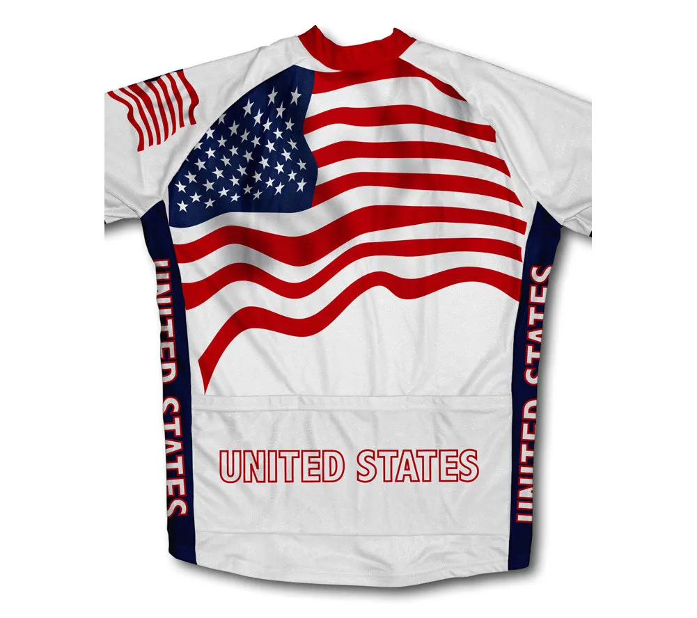 United States Flag Winter Thermal Cycling Jersey