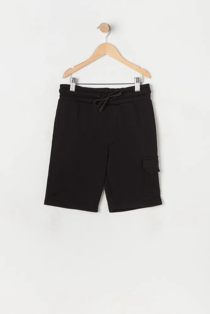 Urban Kids Boys Fleece Cargo Short