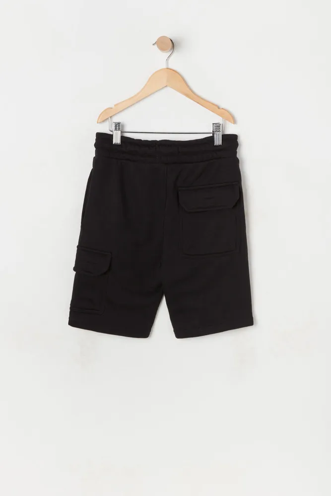 Urban Kids Boys Fleece Cargo Short