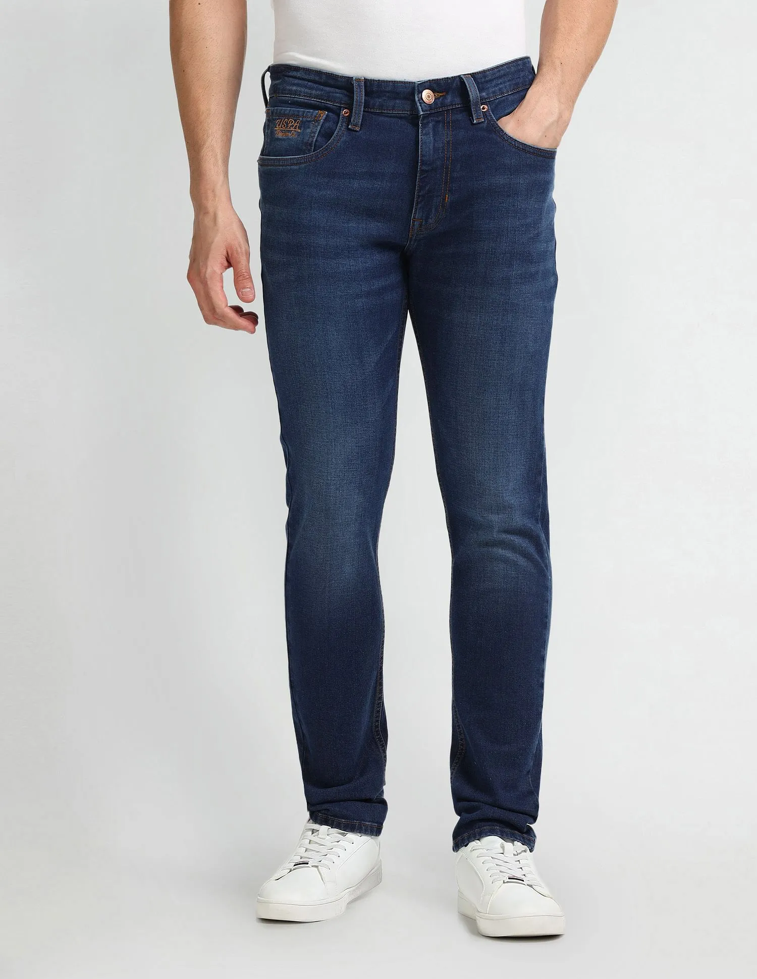 U.S. Polo Assn. Denim Co. Brandon Slim Tapered Blue Jeans