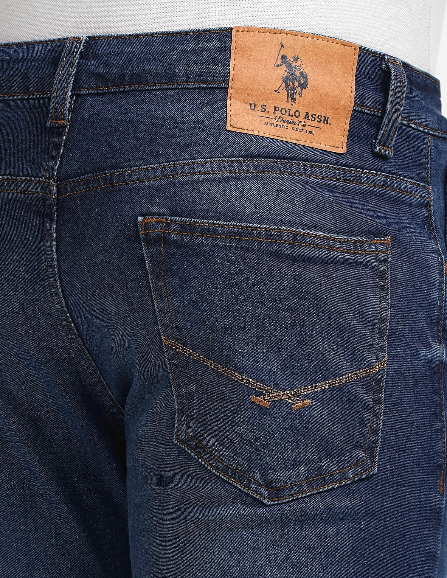 U.S. Polo Assn. Denim Co. Brandon Slim Tapered Blue Jeans