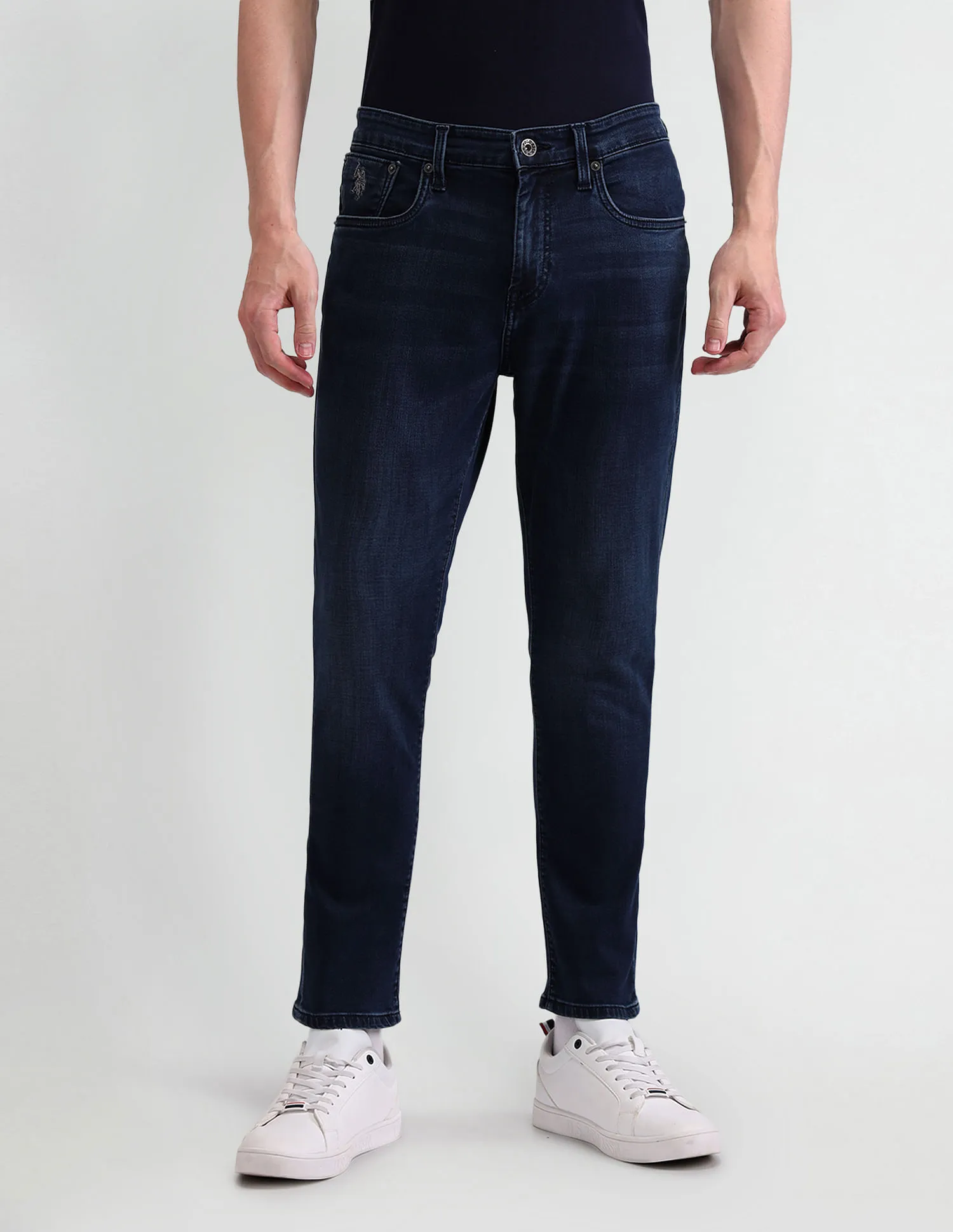 U.S. Polo Assn. Denim Co. Henry Tapered Cropped Blue Jeans