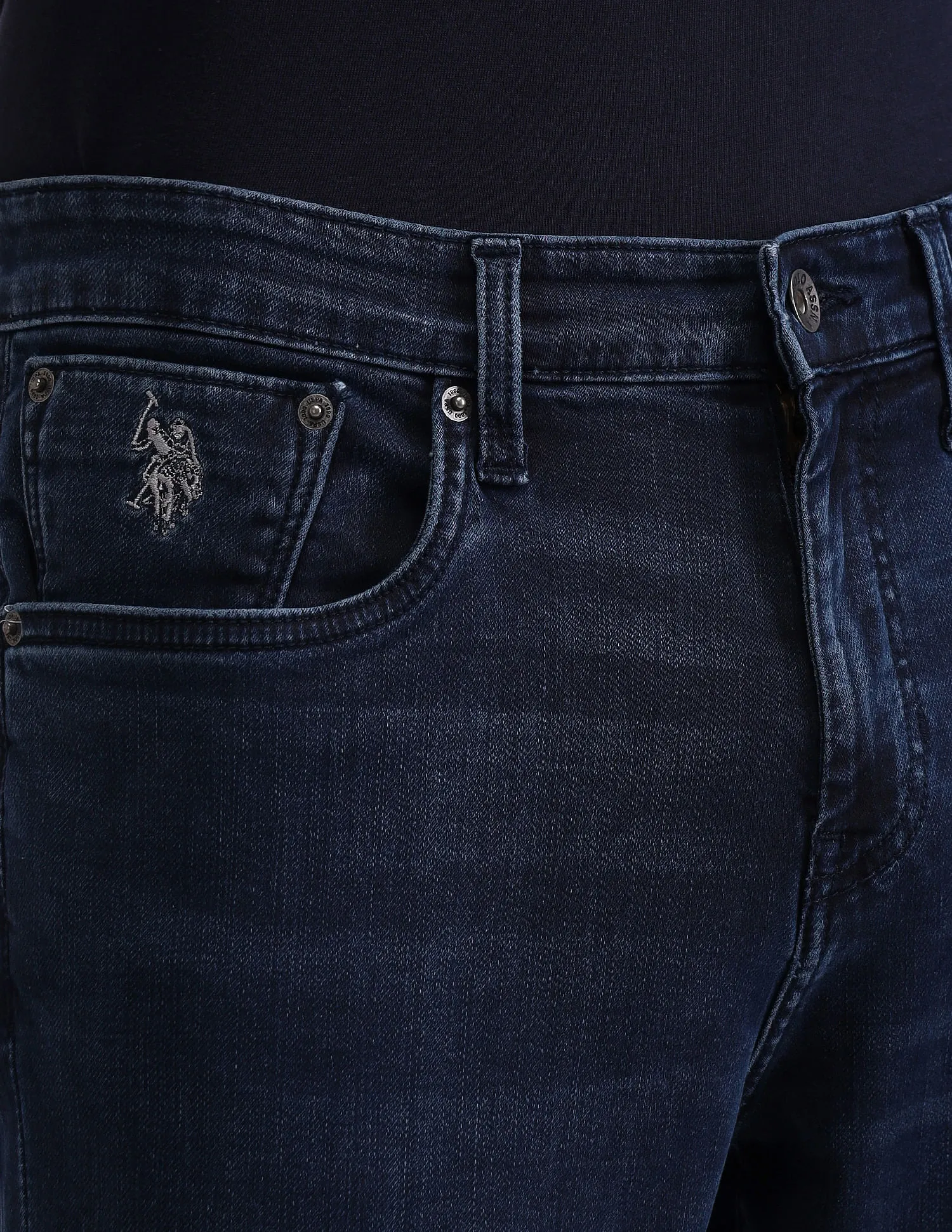 U.S. Polo Assn. Denim Co. Henry Tapered Cropped Blue Jeans