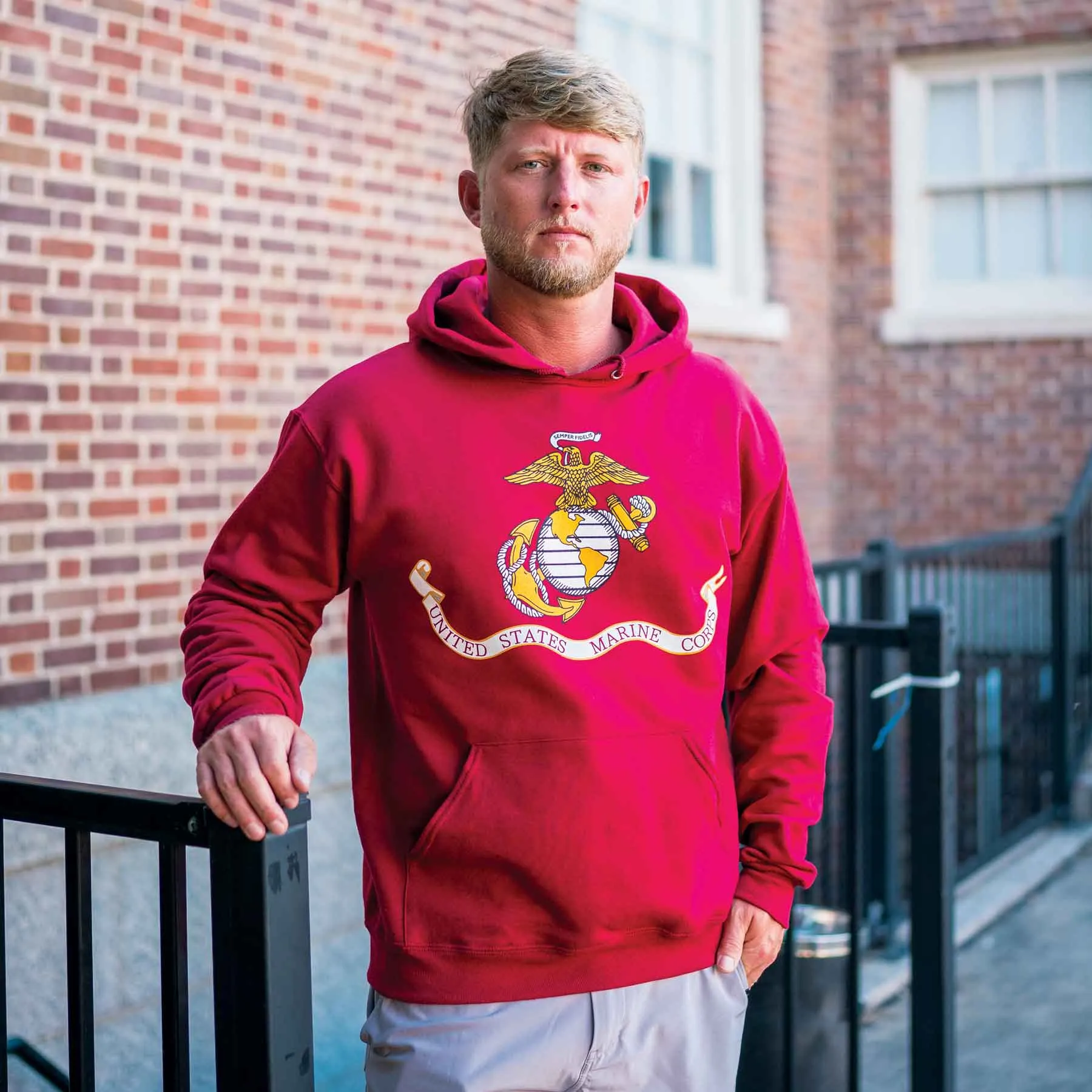 USMC Flag Hoodie