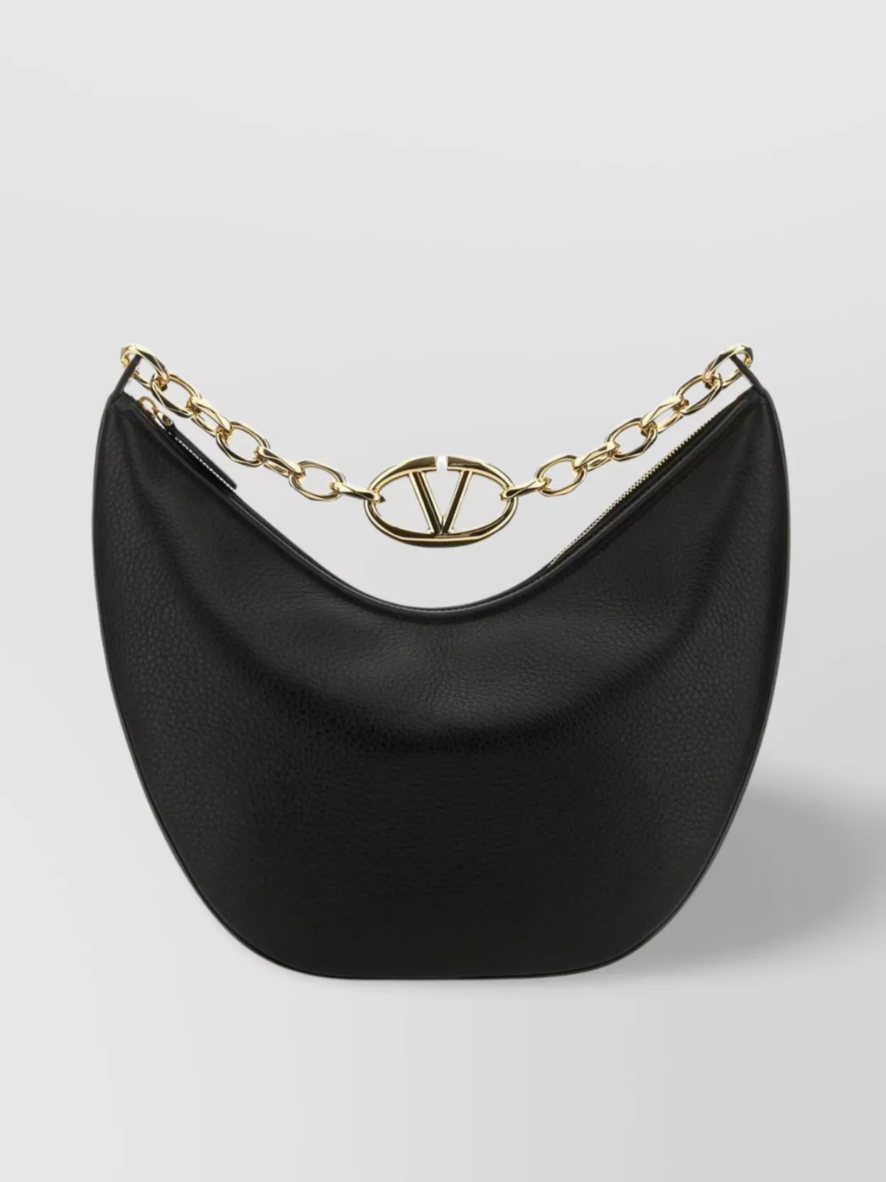 Valentino Garavani   Medium vlogo moon shoulder bag