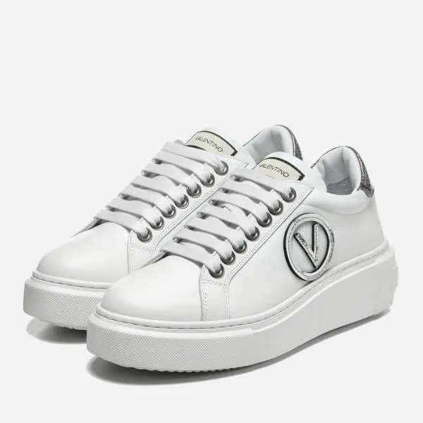 Valentino Women's Baraga S Leather Flatform Trainers