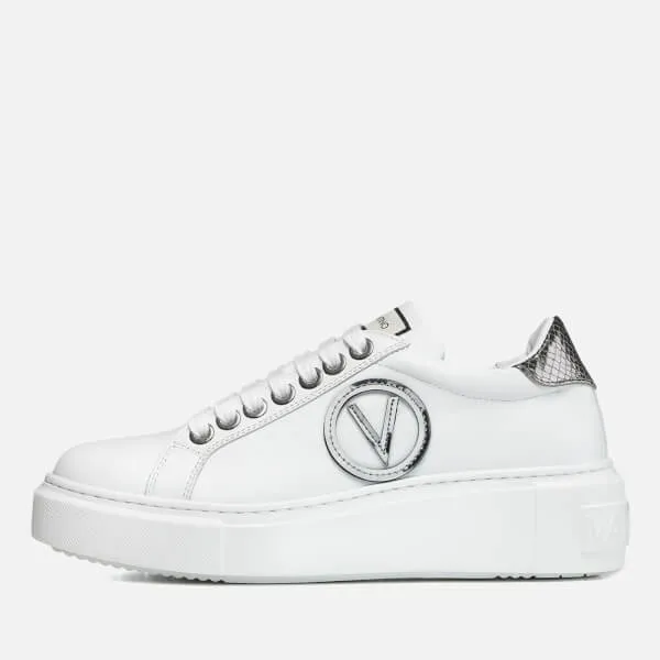 Valentino Women's Baraga S Leather Flatform Trainers