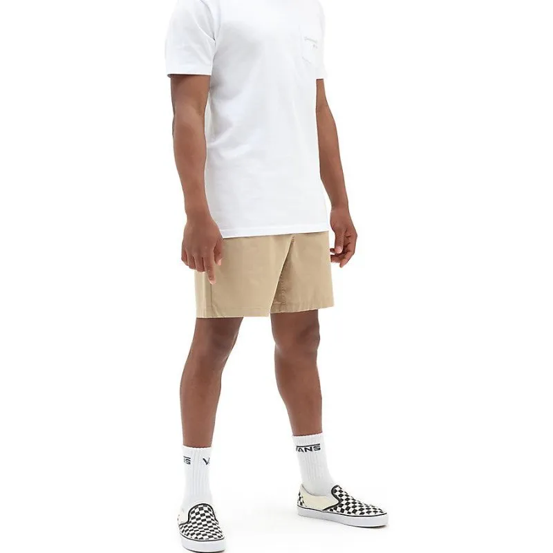 Vans RANGE RELAXED ELASTIC SHORTS (KHAKI) MEN BEIGE