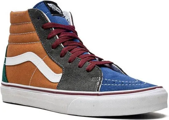 Vans Sk8-Hi colour-block sneakers Orange