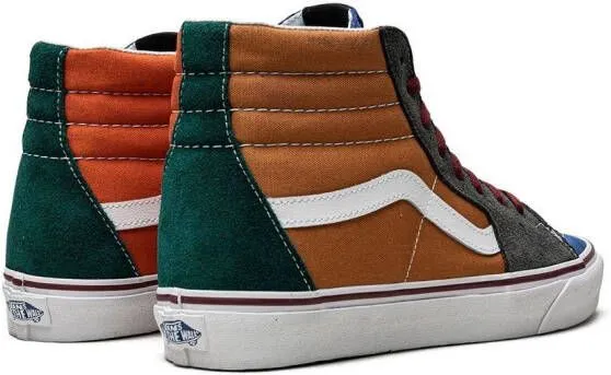 Vans Sk8-Hi colour-block sneakers Orange