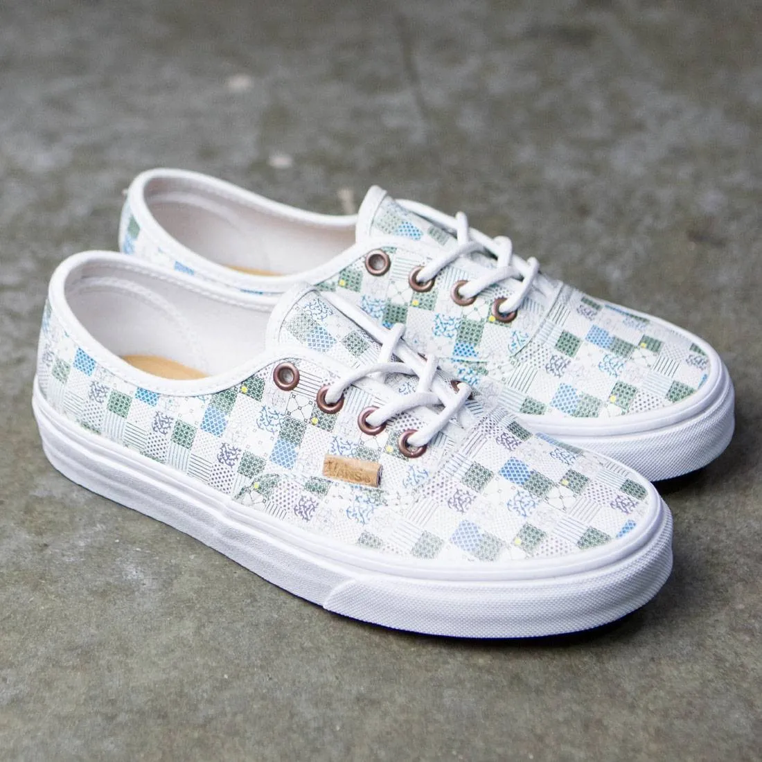 Vans Women Authentic DX - Tiles (white / leather)