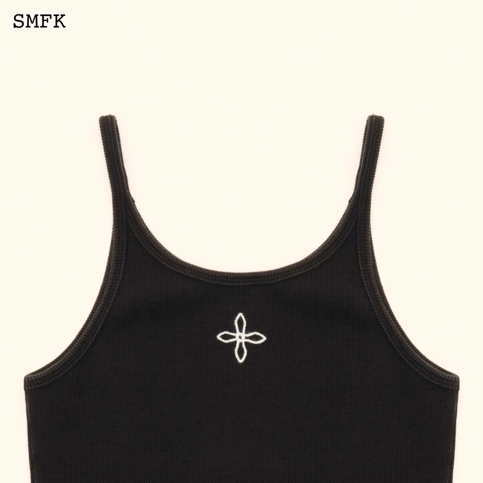 WildWorld Cross Sporty Vest Top In Black-