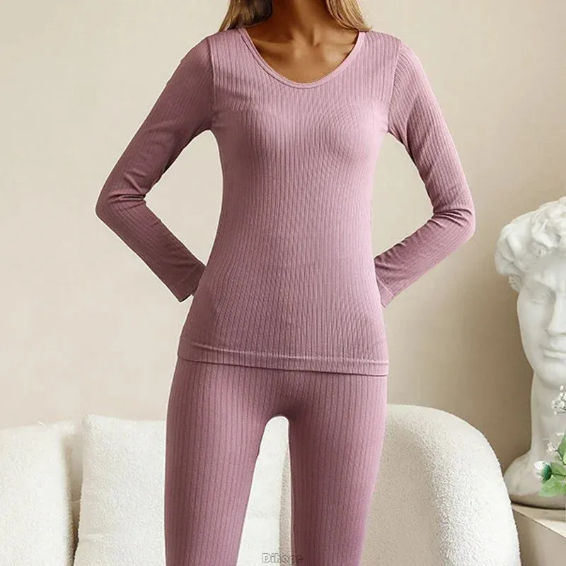 Winter Thermal Underwear Long Sleeve Seamless Antibacterial