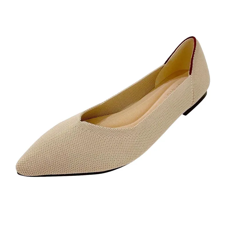 Women Lightweight Knit Flats