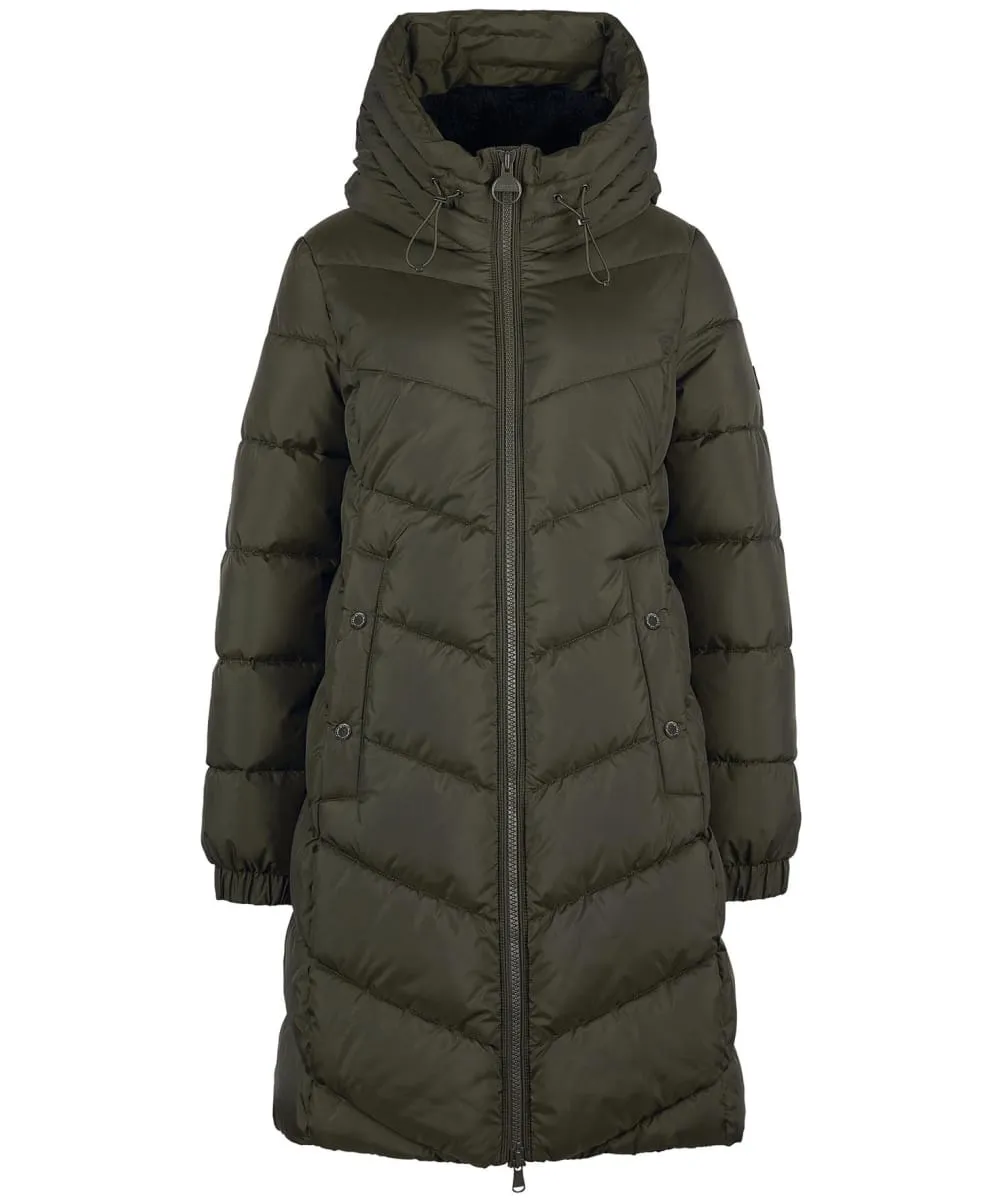 Women's Barbour International Longline Boston Quilted Jacket