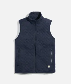 Women's Corbet Full Zip Vest in Navy