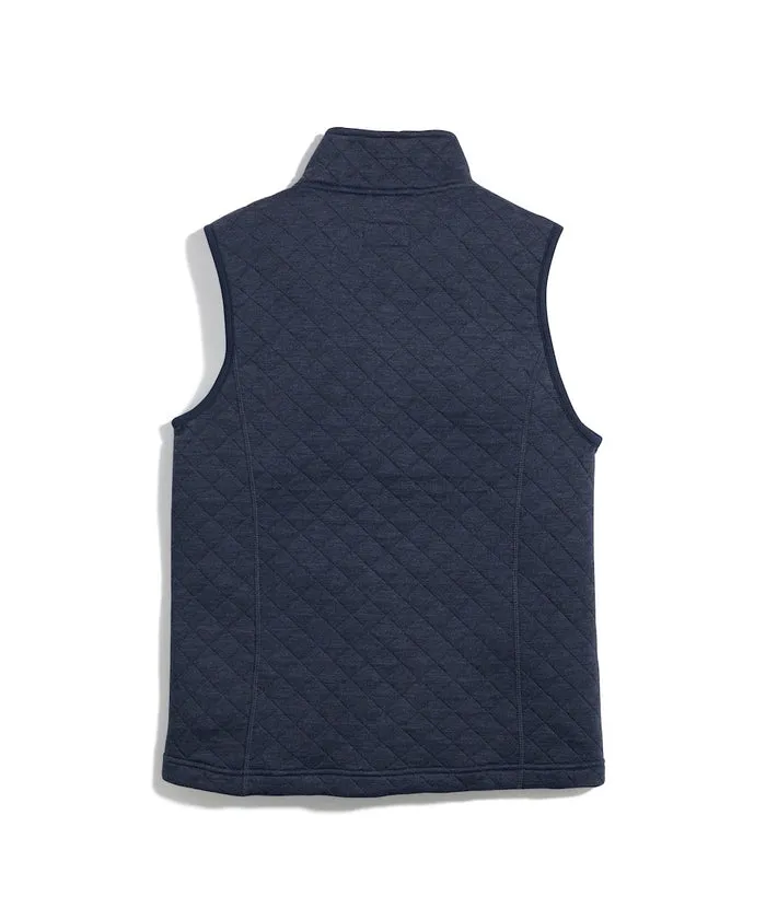 Women's Corbet Full Zip Vest in Navy