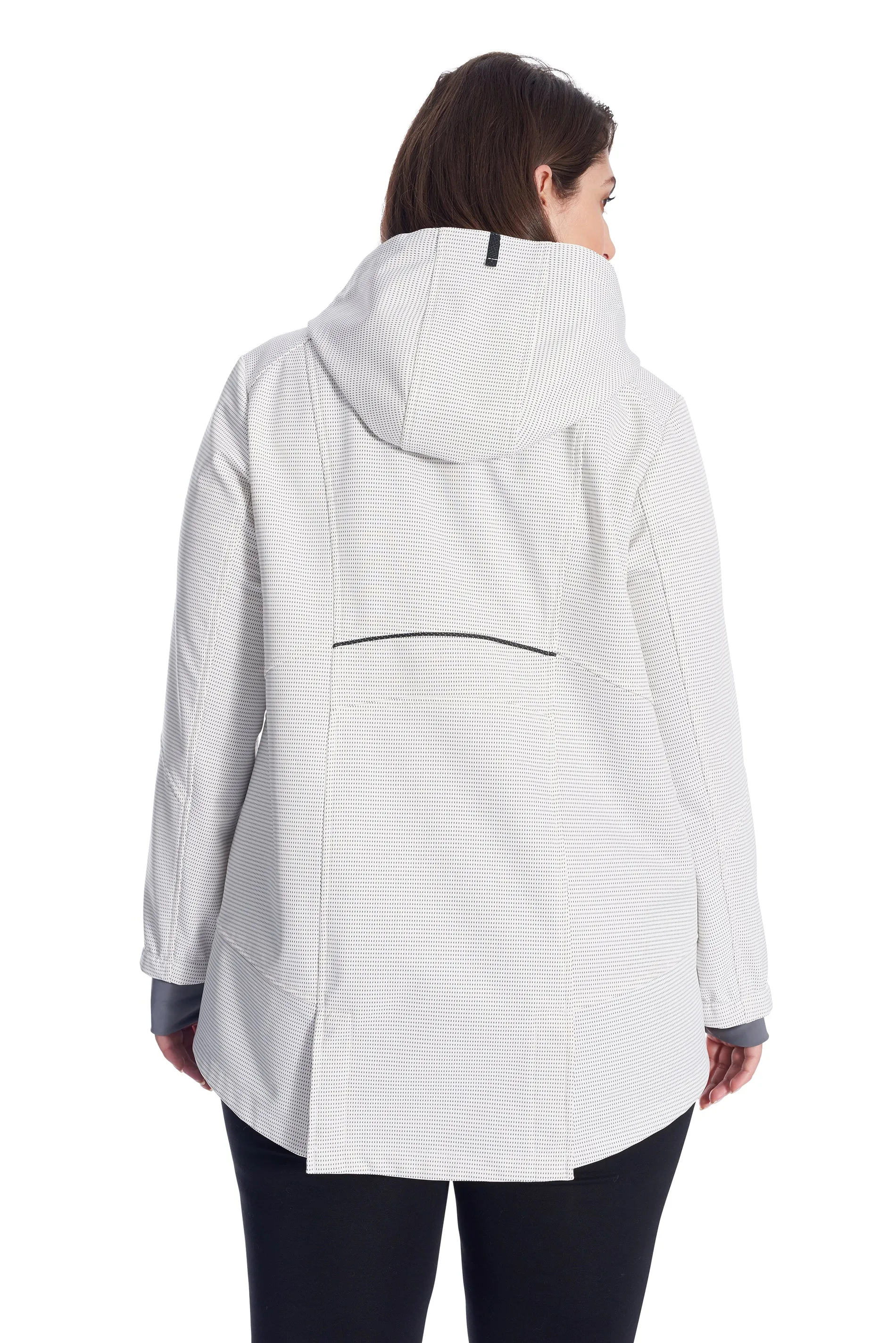 WOMEN'S CREAM FLEECE LINED SOFTSHELL (PLUS SIZE)