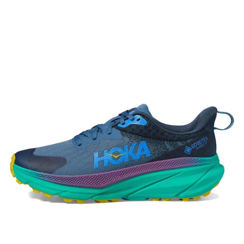 Women’s HOKA Challenger 7 GTX – Real Teal/Tech Green (RLT)