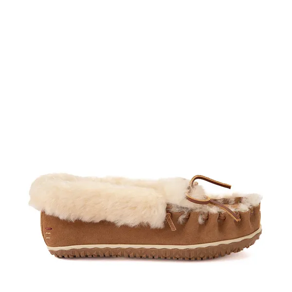 Womens Minnetonka Ultimate Sheepskin Slipper - Tan