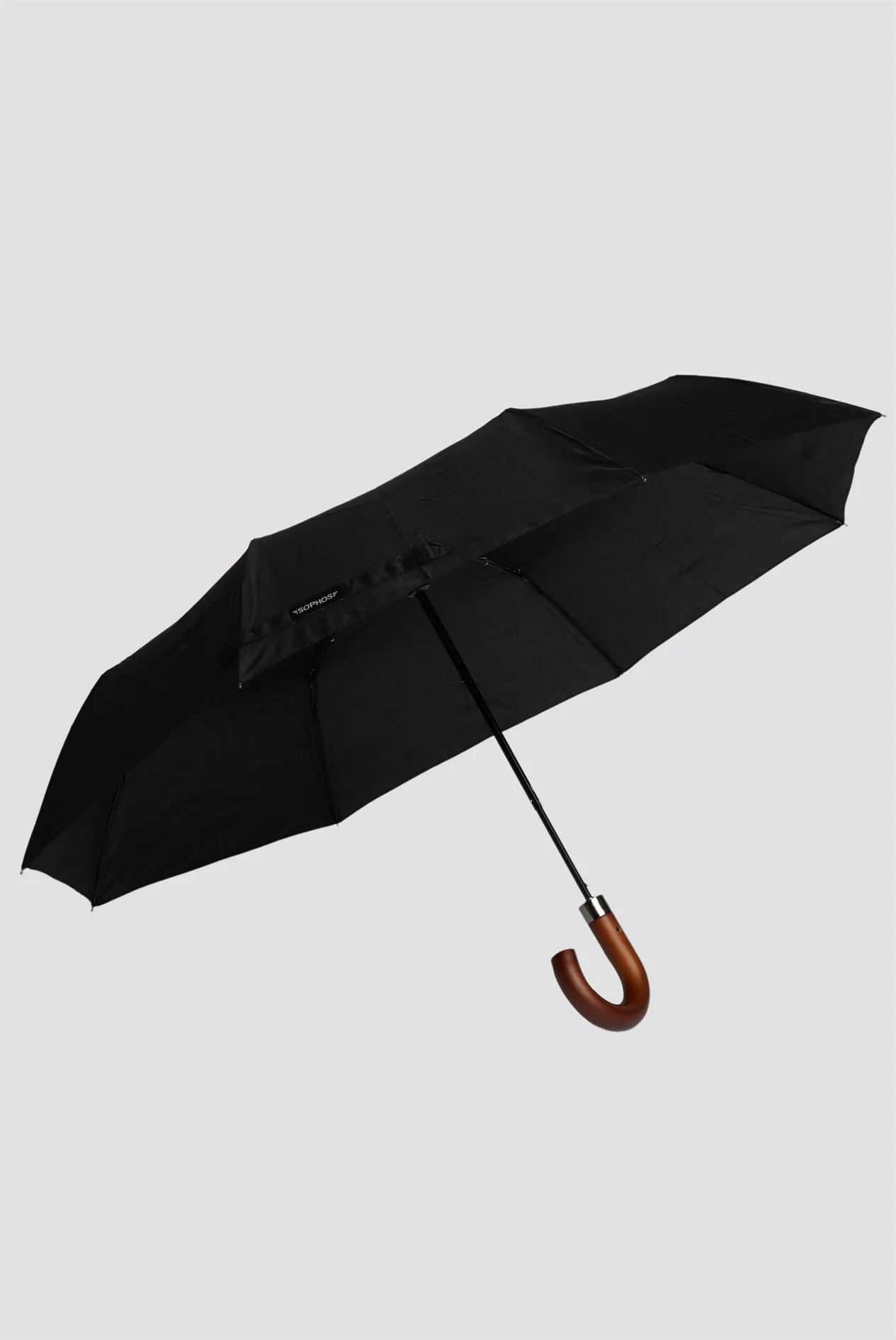 Wooden Handle Short Umbrella