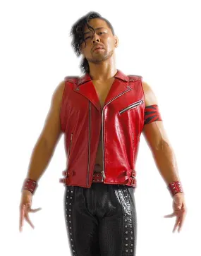 WWE Red Shinsuke Nakamura Vest - UJackets