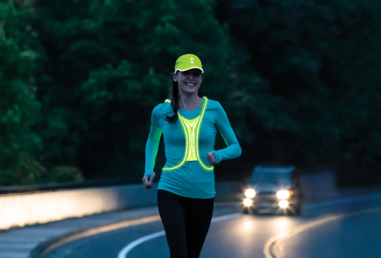 Xinglet Optic Beam Rechargeable Flashing Reflective Vest