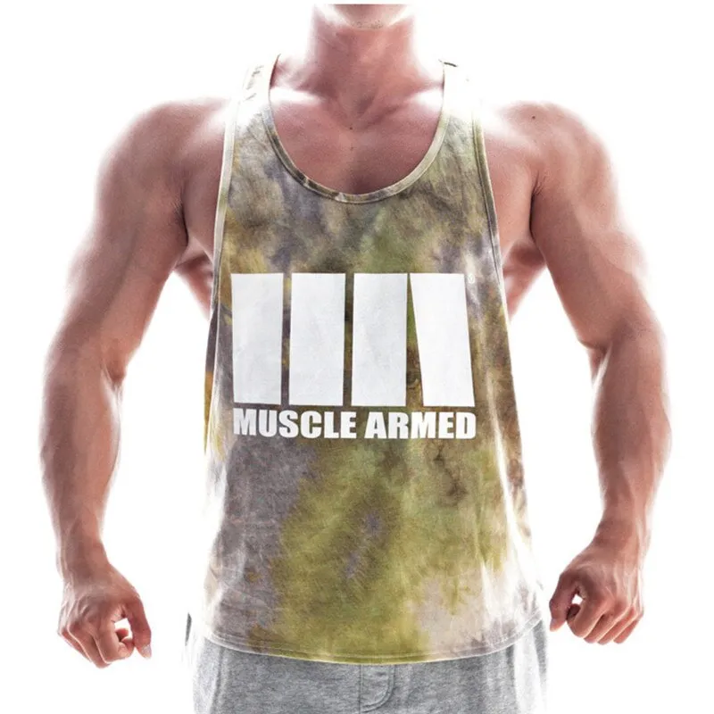 Xituodai Men Bodybuilding Tank Top Camouflage sleeveless Shirt Summer Sports vest Gyms Fitness Running undershirt Workout Sling 