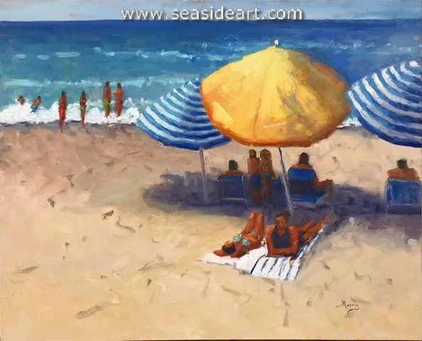 Yellow Beach Umbrella