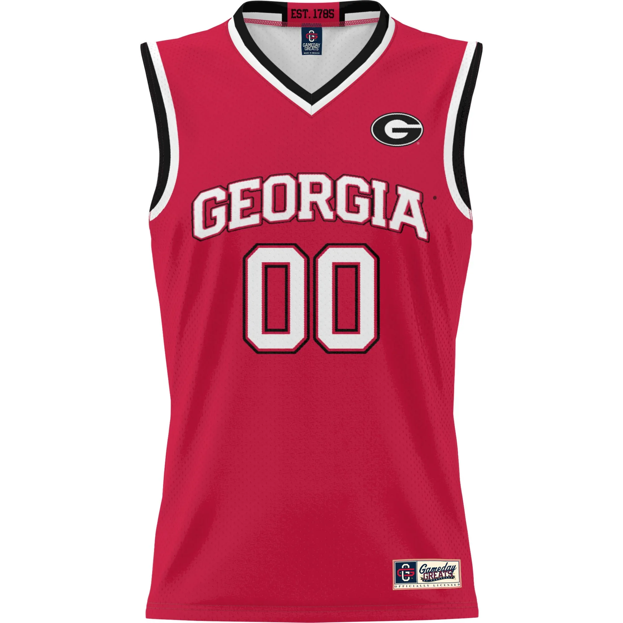 Youth Game Day Greats Red Georgia Bulldogs NIL Pick-A-Player Lightweight Basketball Jersey